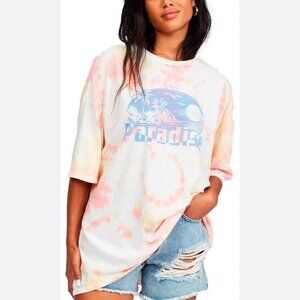 NWT BILLABONG Sun and Sea Paradise Tie Dye Short Sleeve Tee - Small